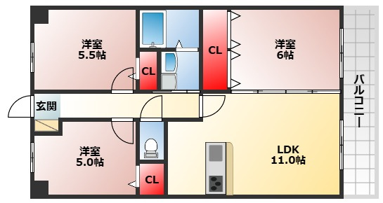 【間取り】 | ルミナスコート