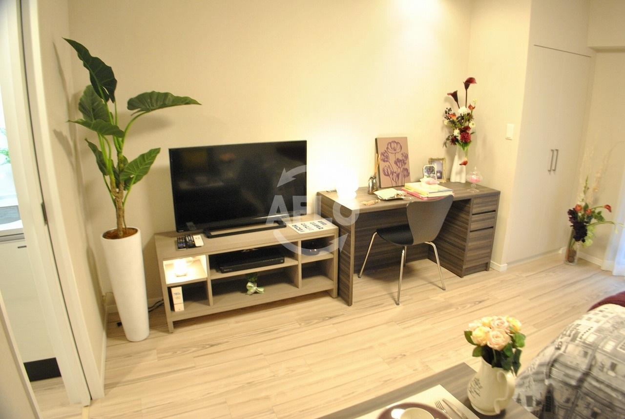 パークアクシス心斎橋の居間・リビング|パークアクシス心斎橋　家具・家電付きタイプ