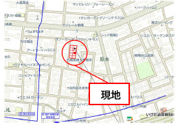 よかタウン／菊池郡菊陽町大字原水5期／３号棟の地図
