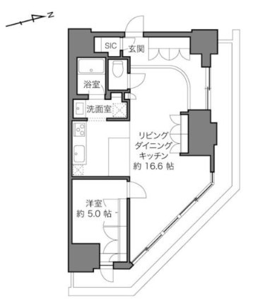 【間取り】 | 勝どきビュータワー