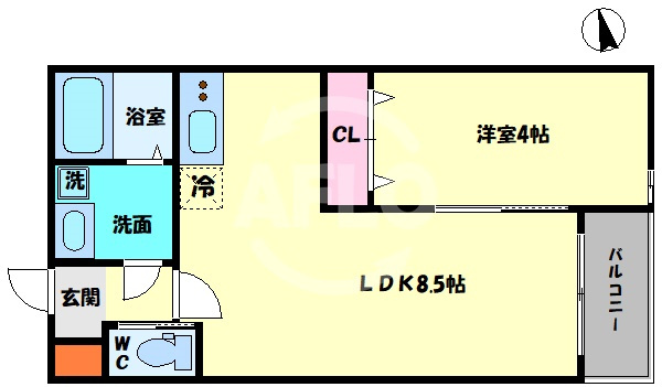 H-maison大正の間取り|H-maison大正（アッシュメゾンタイショウ）　間取り
