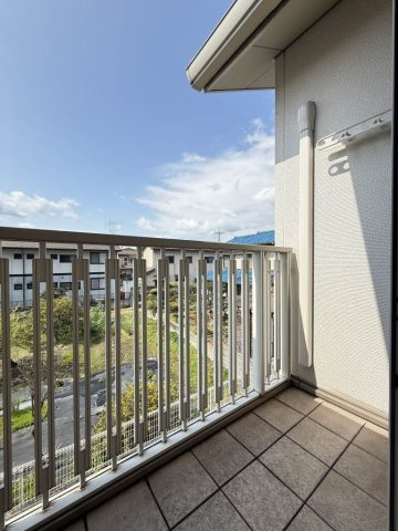 フルール東川口のバルコニー
