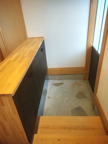 勝間田町借家　1LDK①の玄関