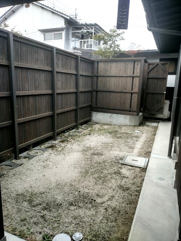 勝間田町借家　1LDK①の庭