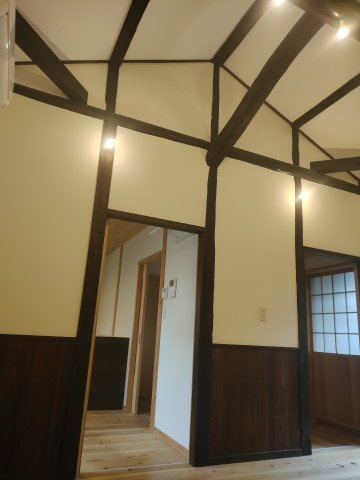 勝間田町借家　1LDK①の居間・リビング