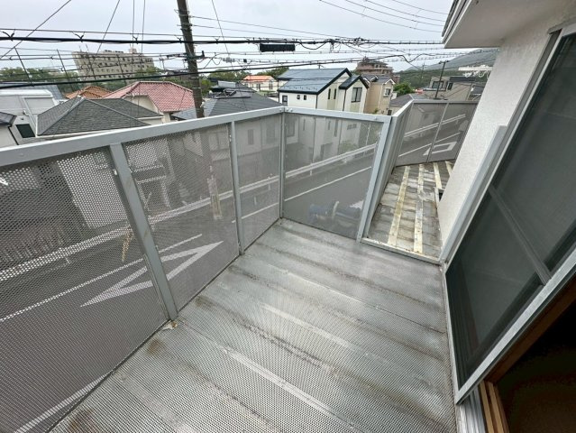 鶴甲戸建のバルコニー