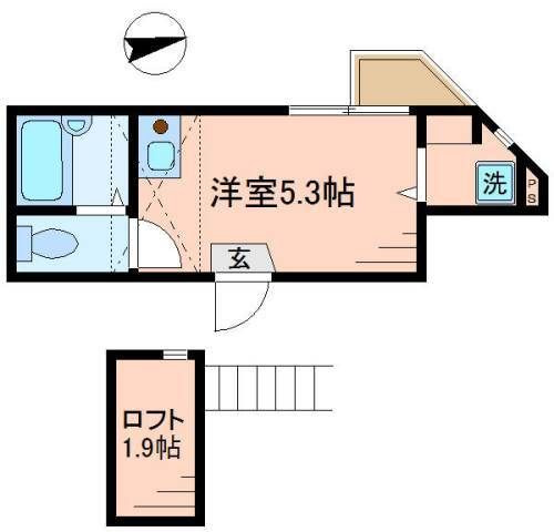 ラフィネ南千住の間取り