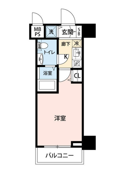 【間取り】 | マイナビＳＴＡＹフロンティア旗の台（エクセリア旗の台）
