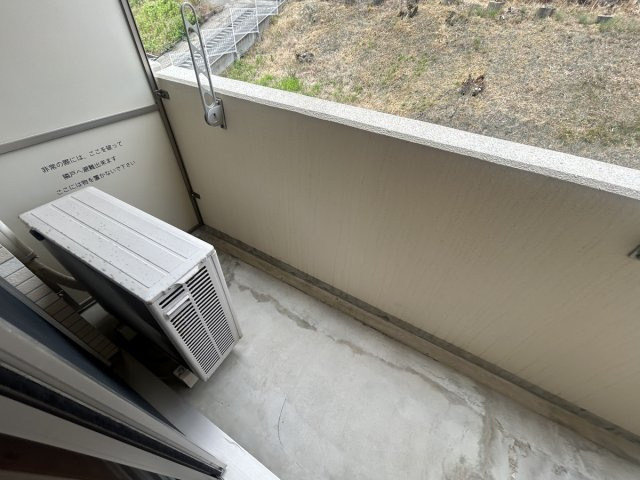 ピア旭町のバルコニー