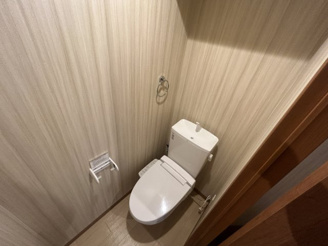 ピア旭町のトイレ|温水洗浄便座付きです！