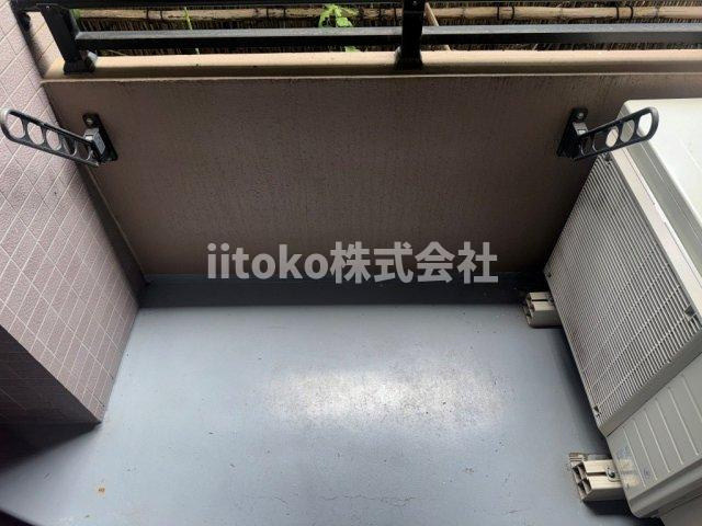 ドミール蔵前のバルコニー