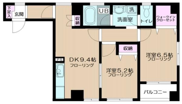 ドミール蔵前の間取り