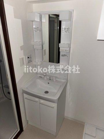 ドミール蔵前の洗面所