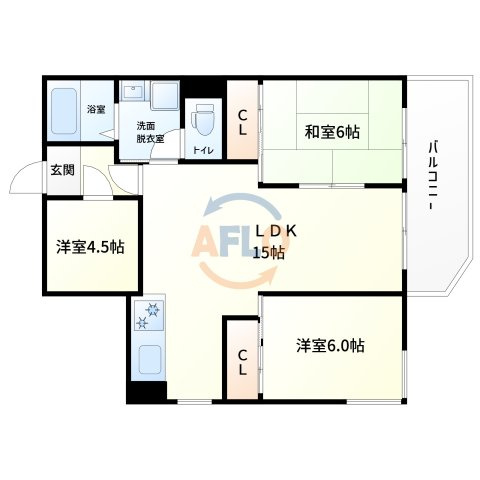 一吉ハイツの間取り|一吉ハイツ　間取り