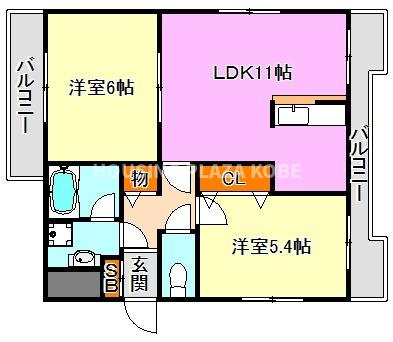 トアピエス須磨の間取り