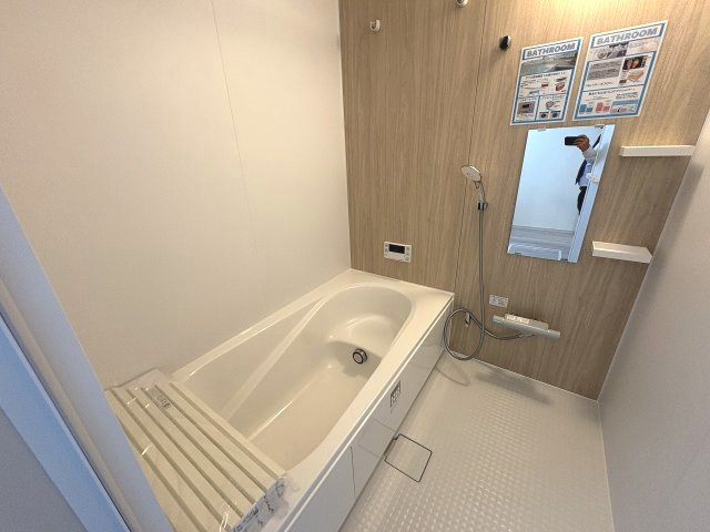 【浴室】 | 福岡市香椎駅東1丁目3期　1号棟（全1棟）【仲介手数料無料・0円】 | 現地写真。浴室です。