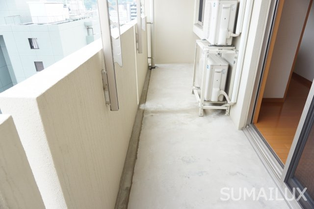 熊本市中央区船場町下１丁目の賃貸マンションのバルコニー