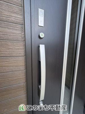 【防犯設備】 | 古河市関戸第1　 | ディンプル＆電子キーで防犯性の高い玄関です☆