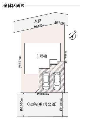 川越市吉田10期　全1棟　新築戸建　グラファーレの区画図