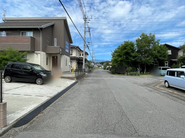 新築戸建・新築建売　那須塩原市若草町第9　稲村小・黒磯北中の前面道路含む現地写真
