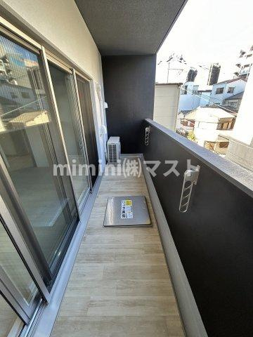 エルベコート梅田ウエストのバルコニー