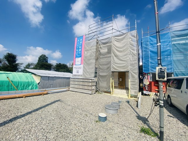 新築　伊勢崎市曲沢町第５　クレイドルガーデン　１号棟　の外観|現地写真　2026年11月完成予定！類似物件のご内覧等、お気軽にお問合せください♪　							

　
