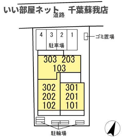 D-SOLACE末広4丁目の区画図