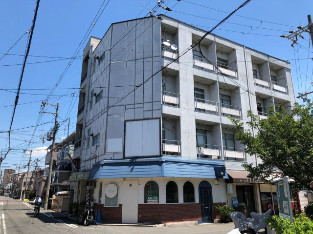 新遠里小野マンションの外観|おしゃれな外観です