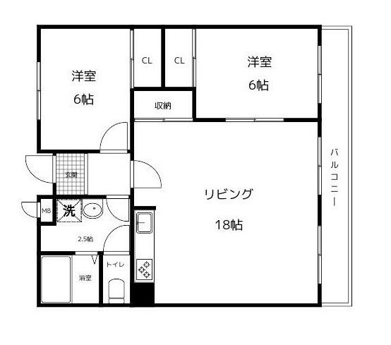 グリーンハイツ東山の間取り