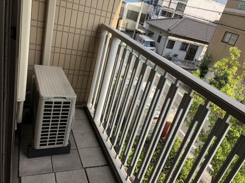 グリーンハウス Ａ棟のバルコニー
