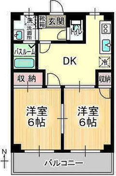 栃木県鹿沼市　一棟マンションの間取り