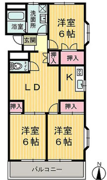 栃木県鹿沼市　一棟マンションの間取り