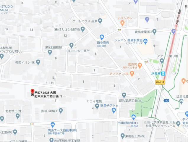 ジュネス田中の地図