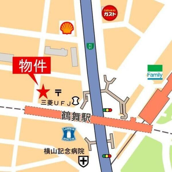 【地図】 | PONANT鶴舞公園