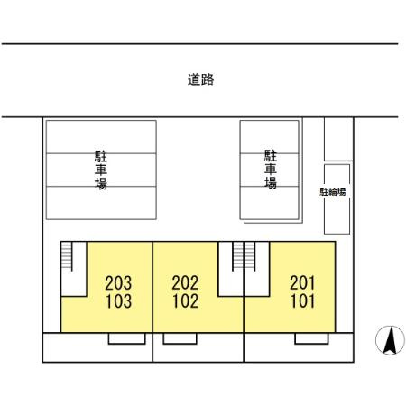 カーサ ｄａ ソルチの区画図