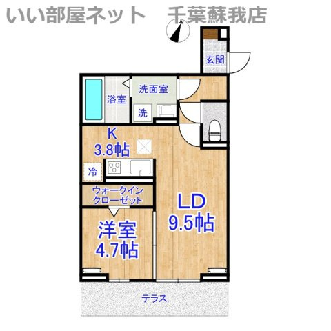 D-SOLACE末広4丁目の間取り|ひと味違う？不動産屋のイメージを変えたい！『いい部屋ネット千葉蘇我店』へ是非お越しください♪