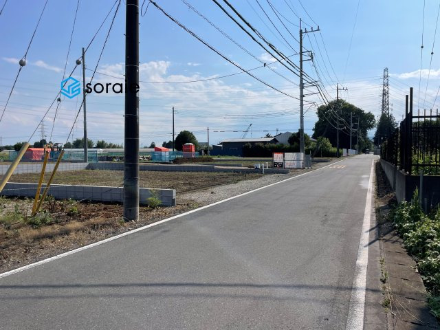 日高市旭ヶ丘　売地　の前面道路含む現地写真|6/12　撮影