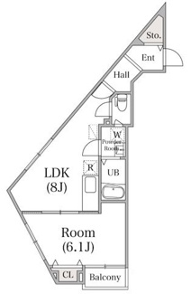【間取り】 | ベイホーム市川（Ｅ－２０２） | 間取りです。