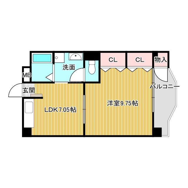 総持寺グリーンハイツの間取り