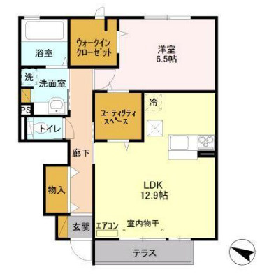 フェリエの間取り