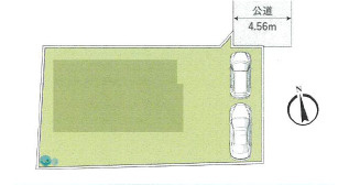 秦野市渋沢　中古戸建の区画図