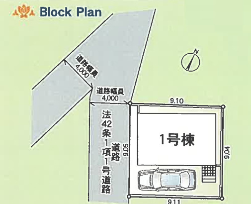 【区画図】 | 座間市栗原中央１丁目　新築戸建て　全１棟【仲介手数料無料】 | 【仲介手数料無料でご紹介可能です】大樹不動産