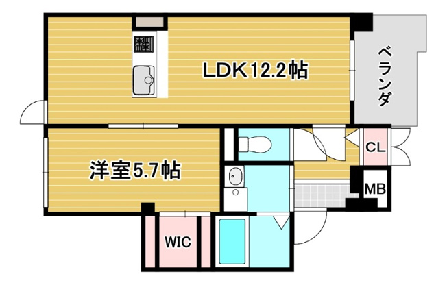 【間取り】 | サンティエ福島吉野