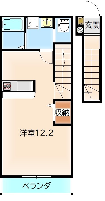 サクラノキタの間取り