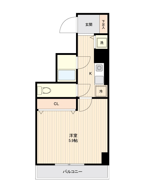 ＫＥＮＺＯ　ＨＡＵＳ　ＥＫＯＤＡの間取り