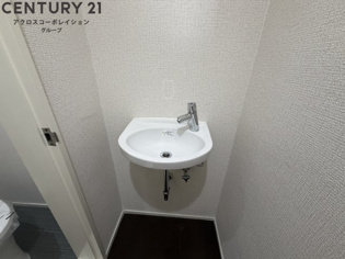 シンプルな洗面台