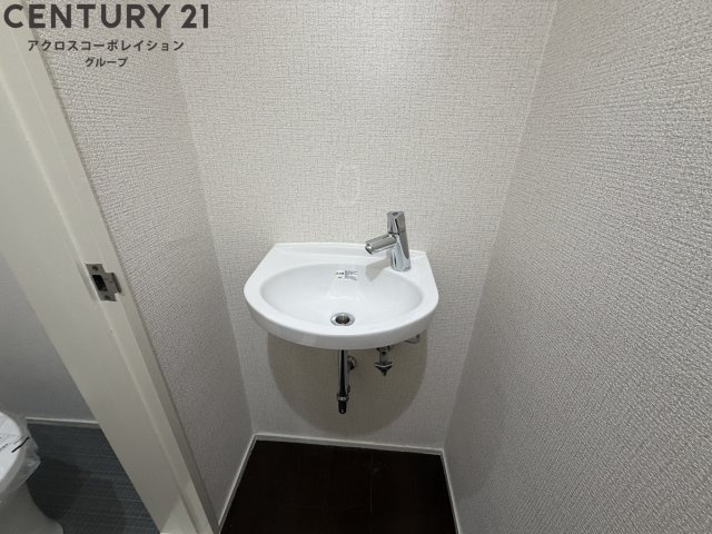 シンプルな洗面台