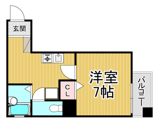 ルミエール甲子園の間取り