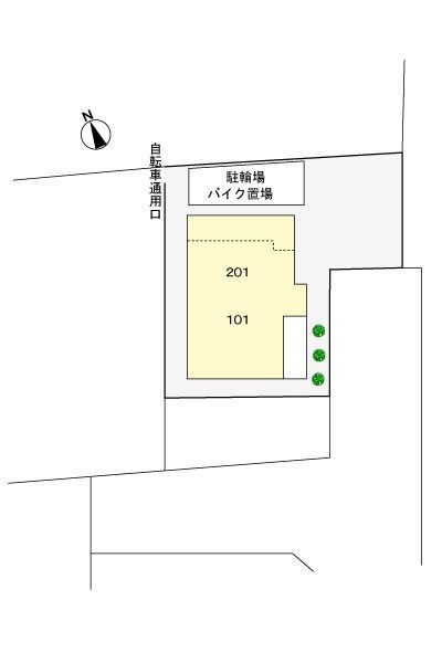 エステート　柴崎　第二の駐車場