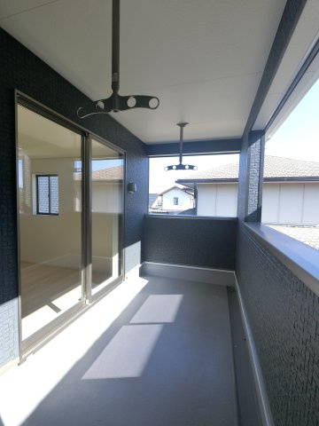佐賀市下田町第1 　2号棟のバルコニー
